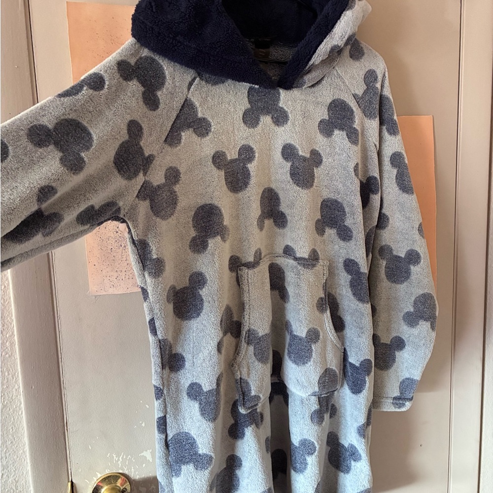 Disney Gray and Blue Mickey Mouse pajamas